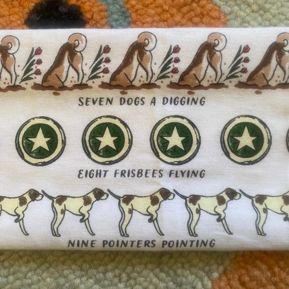 Sur la Table I 12 Dogs of Christmas I 12 Days of Dogs I Kitchen Towel - Picture 11 of 16